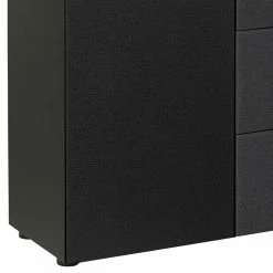 Dunkles Sideboard In Anthrazit Glasfront - Matimil -Landuva Shop dunkles sideboard in anthrazit glasfront mit metallgriffen matimil 03