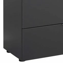 Edle Kombi-Kommode In Anthrazit - Ejedan -Landuva Shop edle kombi kommode in anthrazit mit metallgriffen 136x100x40 ejedan 02