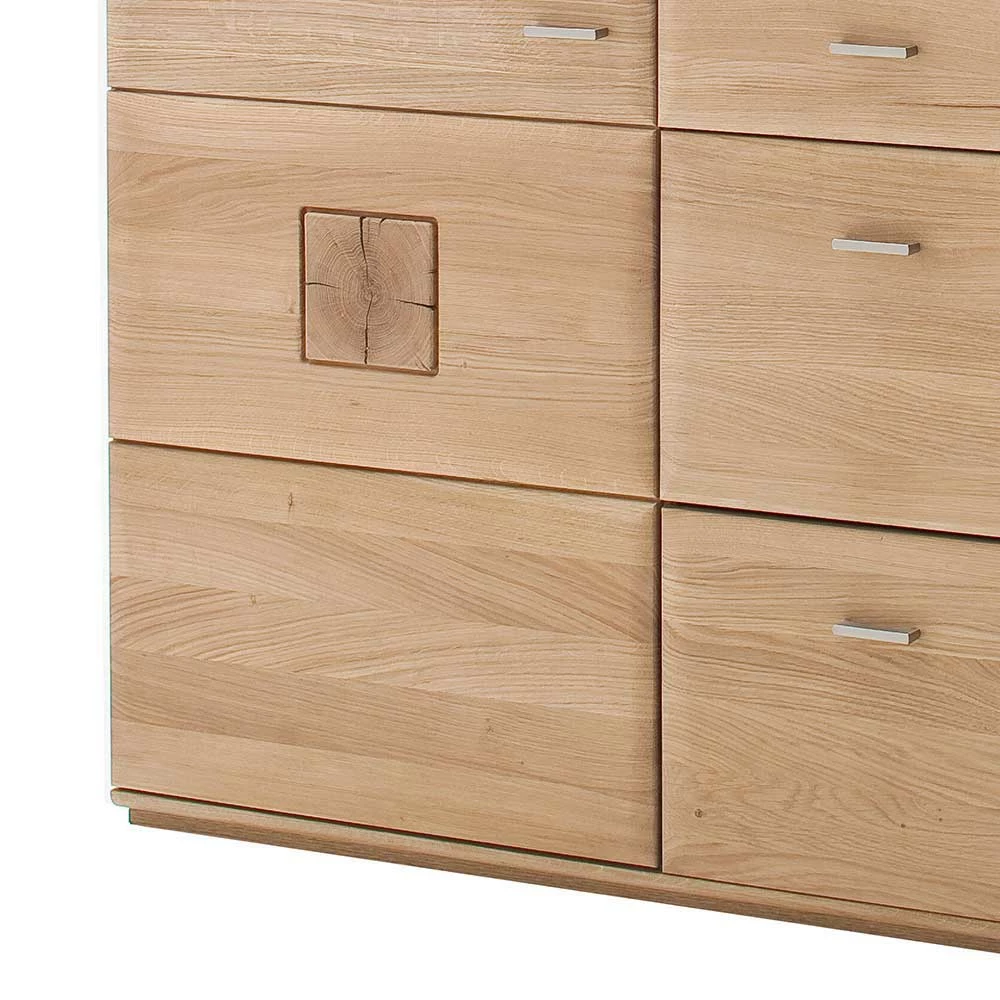 Eiche Bianco Sideboard teilmassiv Pontros 2-türig Eiche Bianco Sideboard Teilmassiv Pontros 2-türig -Landuva Shop eiche bianco sideboard teilmassiv 2 tuerig 3 schubladen pontros 04