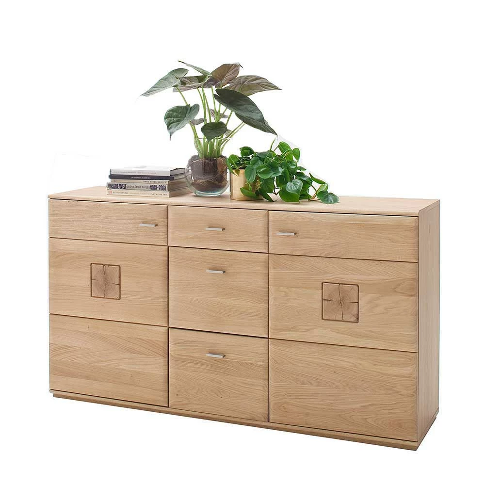Eiche Bianco Sideboard teilmassiv Pontros 2-türig Eiche Bianco Sideboard Teilmassiv Pontros 2-türig -Landuva Shop eiche bianco sideboard teilmassiv 2 tuerig 3 schubladen pontros f