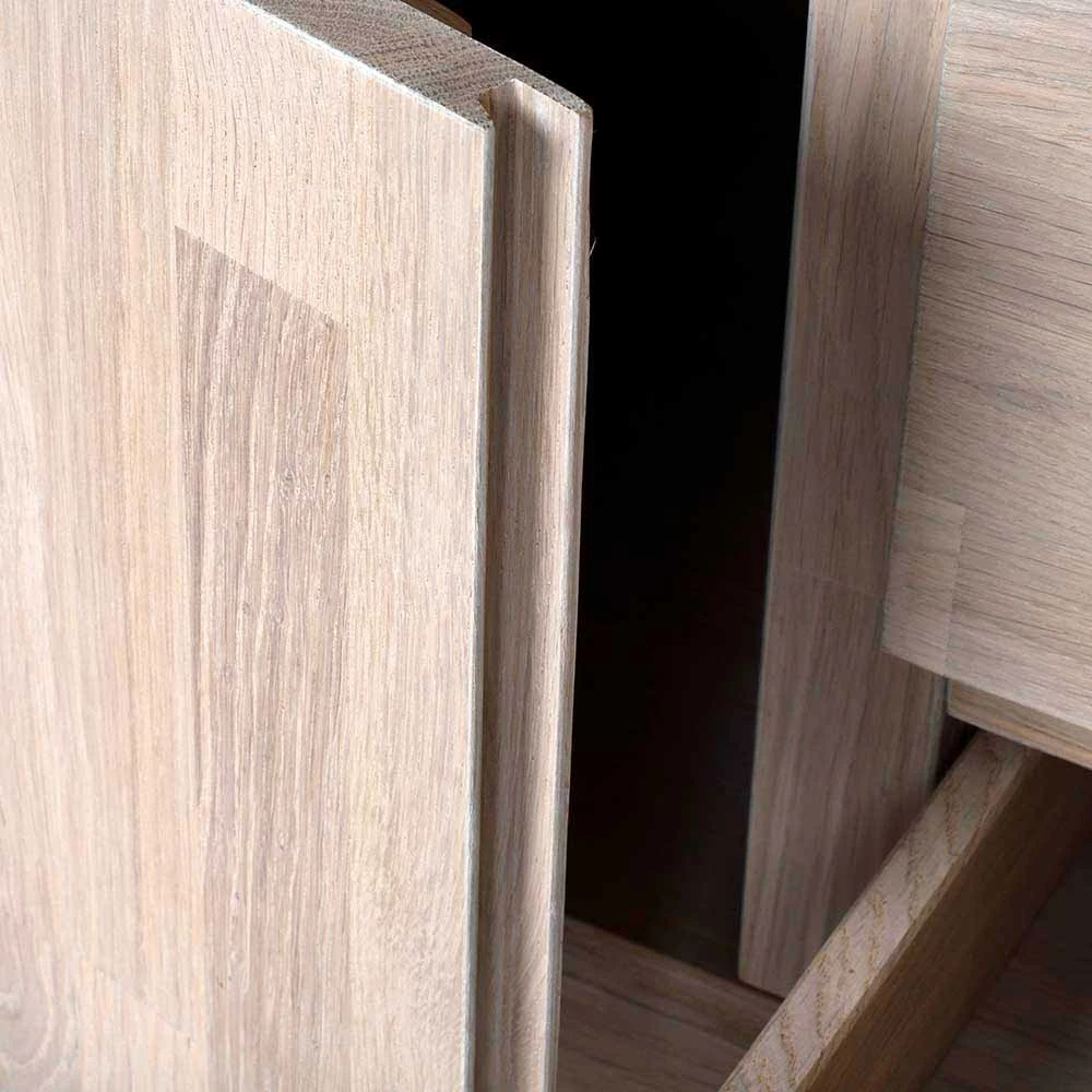 Eichenholz Anrichte in White Wash - Dioca Eichenholz Anrichte In White Wash - Dioca -Landuva Shop eichenholz anrichte in white wash 2 tuerig 2 schubladen dioca 05