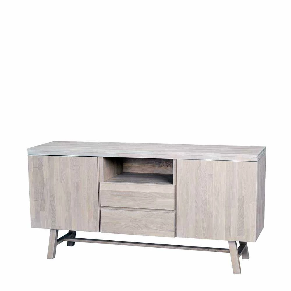 Eichenholz Anrichte in White Wash - Dioca Eichenholz Anrichte In White Wash - Dioca -Landuva Shop eichenholz anrichte in white wash 2 tuerig 2 schubladen dioca f