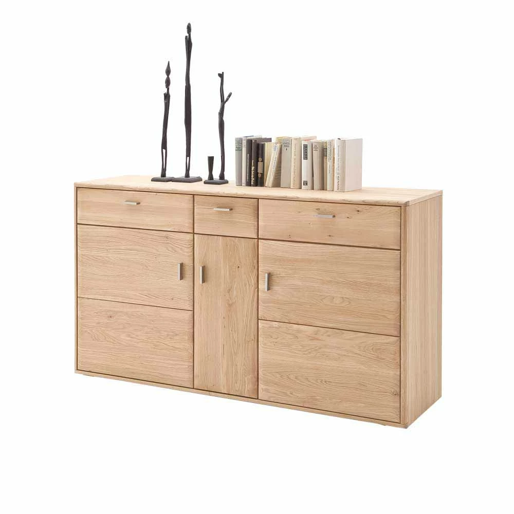 Esszimmer Anrichte Vernella aus Eiche Esszimmer Anrichte Vernella Aus Eiche -Landuva Shop esszimmer anrichte eiche hell geoelt vernella f