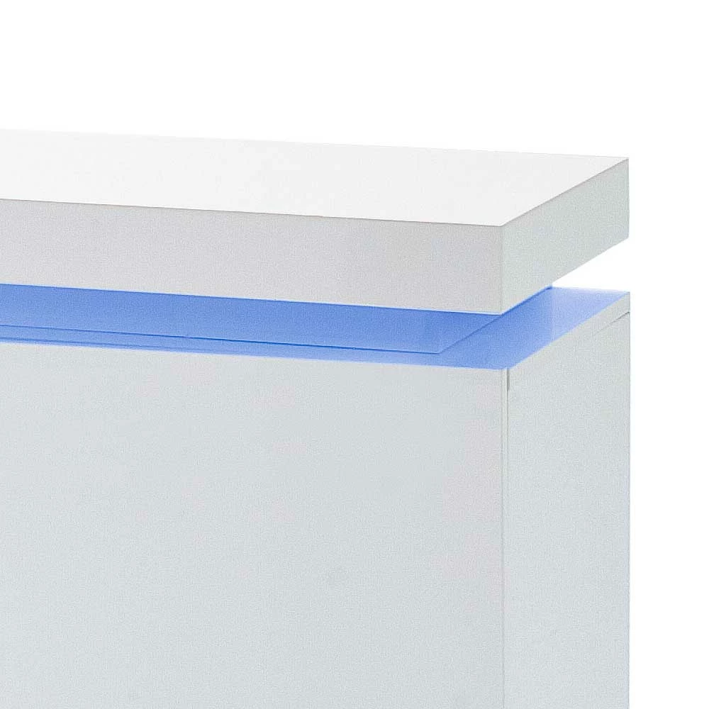 Esszimmer Anrichte Tovic in Hochglanz Weiß Esszimmer Anrichte Tovic In Hochglanz Weiß -Landuva Shop esszimmer anrichte hochglanz weiss led beleuchtung tovic html 02