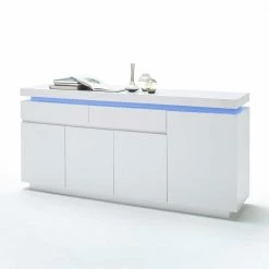 Esszimmer Anrichte Tovic In Hochglanz Weiß 6 Esszimmer Anrichte Tovic In Hochglanz Weiß -Landuva Shop esszimmer anrichte hochglanz weiss led beleuchtung tovic html 05