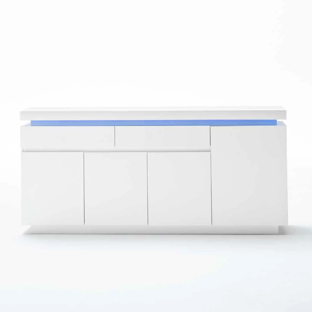 Esszimmer Anrichte Tovic in Hochglanz Weiß Esszimmer Anrichte Tovic In Hochglanz Weiß -Landuva Shop esszimmer anrichte hochglanz weiss led beleuchtung tovic html 06