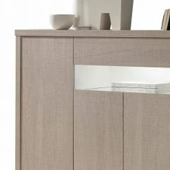 Esszimmer Anrichte Cranessa In Sonoma-Eiche -Landuva Shop esszimmer anrichte in sonoma eiche mit push to open staufaecher cranessa 04