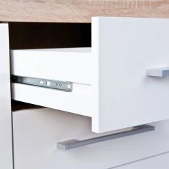 Esszimmer Anrichte Plestna In Weiß -Landuva Shop esszimmer anrichte weiss eiche saegerau plestna 03