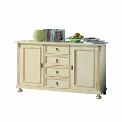 Esszimmer Sideboard Manoz In Antikweiß Lackiert