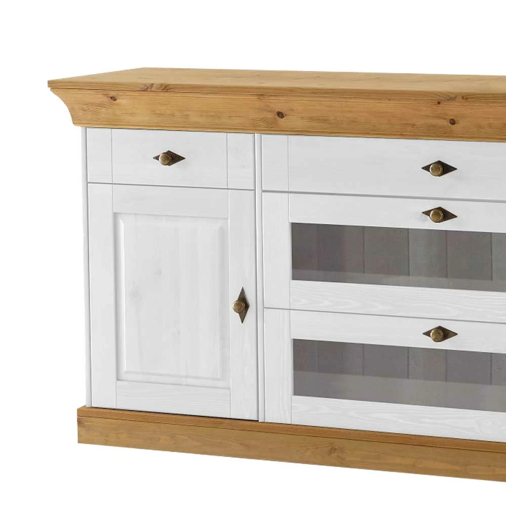 Esszimmer Sideboard Sibiuta im Landhaus Design Esszimmer Sideboard Sibiuta Im Landhaus Design -Landuva Shop esszimmer sideboard landhaus design weiss kiefer teilmassiv sibiuta 03