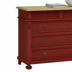 Esszimmer Sideboard Ministra In Rot -Landuva Shop esszimmer sideboard rot fichte massivholz ministra 02