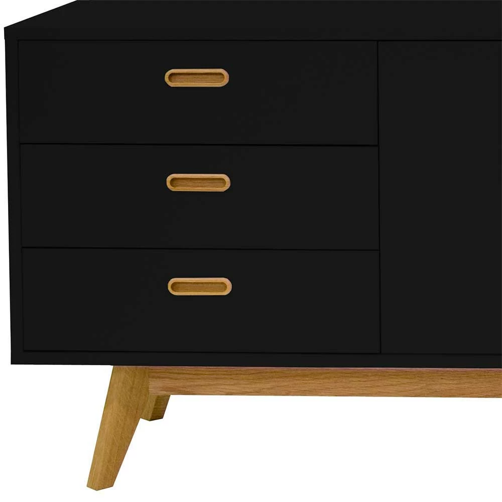 Esszimmer Sideboard Cofresi in Schwarz Eiche Esszimmer Sideboard Cofresi In Schwarz Eiche -Landuva Shop esszimmer sideboard schwarz eiche modern cofresi 02