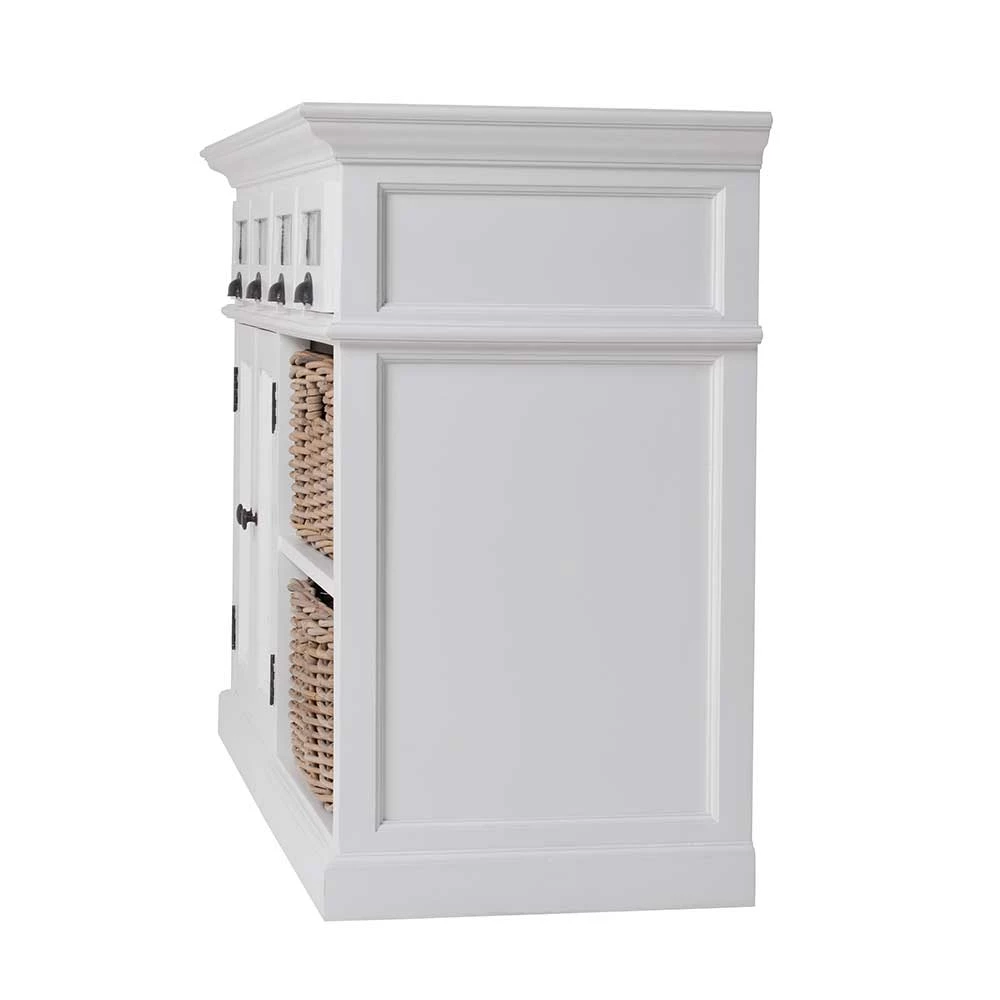 Funktionelles Sideboard Landhaus Venzeno in Weiß Funktionelles Sideboard Landhaus Venzeno In Weiß -Landuva Shop funktionelles sideboard landhaus in weiss braun venzeno 05