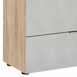 Glasfront Kommode In Beigegrau - Calivia 5 Glasfront Kommode In Beigegrau - Calivia -Landuva Shop glasfront kommode in beigegrau mit korpus in sonoma eiche dekor calivia 03