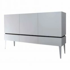 Große Design Kommode In Weiß - Omidas