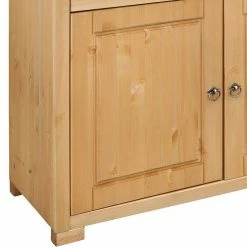 Große Holz Kommode In Kiefer Natur - Vinidad -Landuva Shop grosse holz kommode in kiefer natur 3 tuerig 3 schubladen vinidad 03