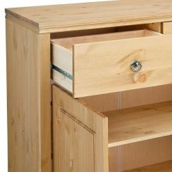 Große Holz Kommode In Kiefer Natur - Vinidad -Landuva Shop grosse holz kommode in kiefer natur 3 tuerig 3 schubladen vinidad 05