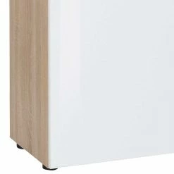 Große Kombi-Kommode 181x99x40 Cm - Ildanov 4 Große Kombi-Kommode 181x99x40 Cm - Ildanov -Landuva Shop grosse kombi kommode 181x99x40 cm in weiss glas sonoma eiche ildanov 02