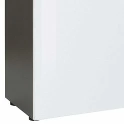 Große Kommode In Anthrazit & Weiß Glas - Hemstri 4 Große Kommode In Anthrazit & Weiß Glas - Hemstri -Landuva Shop grosse kommode in anthrazit weiss glas 181x100x40 cm hemstri 02