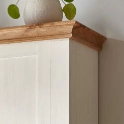 Große Landhaus Anrichte Zweifarbig - Diatara -Landuva Shop grosse landhaus anrichte zweifarbig 210 cm breite 91 cm hoehe diatara 05