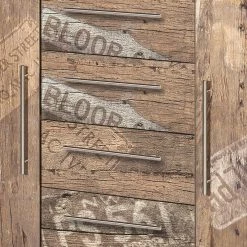 Günstige Kommode In Holzpaletten Dekor - Marissa -Landuva Shop guenstige kommode in holzpaletten dekor 2 tuerig 4 schubladen marissa 05