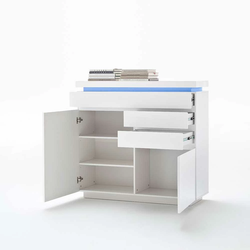 Hochglanz Sideboard Tovic mit Farbwechsel Hochglanz Sideboard Tovic Mit Farbwechsel -Landuva Shop hochglanz sideboard farbwechsel modern tovic 04