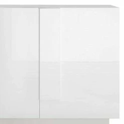 Hochglanz Sideboard Mit 3 Türen In Weiß - Kerym -Landuva Shop hochglanz sideboard mit 3 tueren in weiss modernes design kerym 03