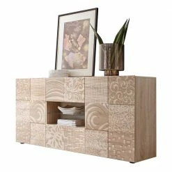 Holzdekor Sideboard In Sonoma-Eiche - Bielvas