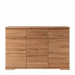 Holzkommode Aus Kernbuche Geölt - Nelucan -Landuva Shop holzkommode aus kernbuche geoelt mit drei schubladen drei tueren nelucan 01