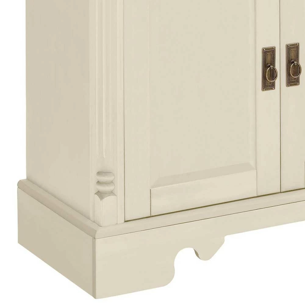 Holzkommode in Cremefarben gewachst - Rospus Holzkommode In Cremefarben Gewachst - Rospus -Landuva Shop holzkommode in cremefarben gewachst im landhaus stil rospus 03