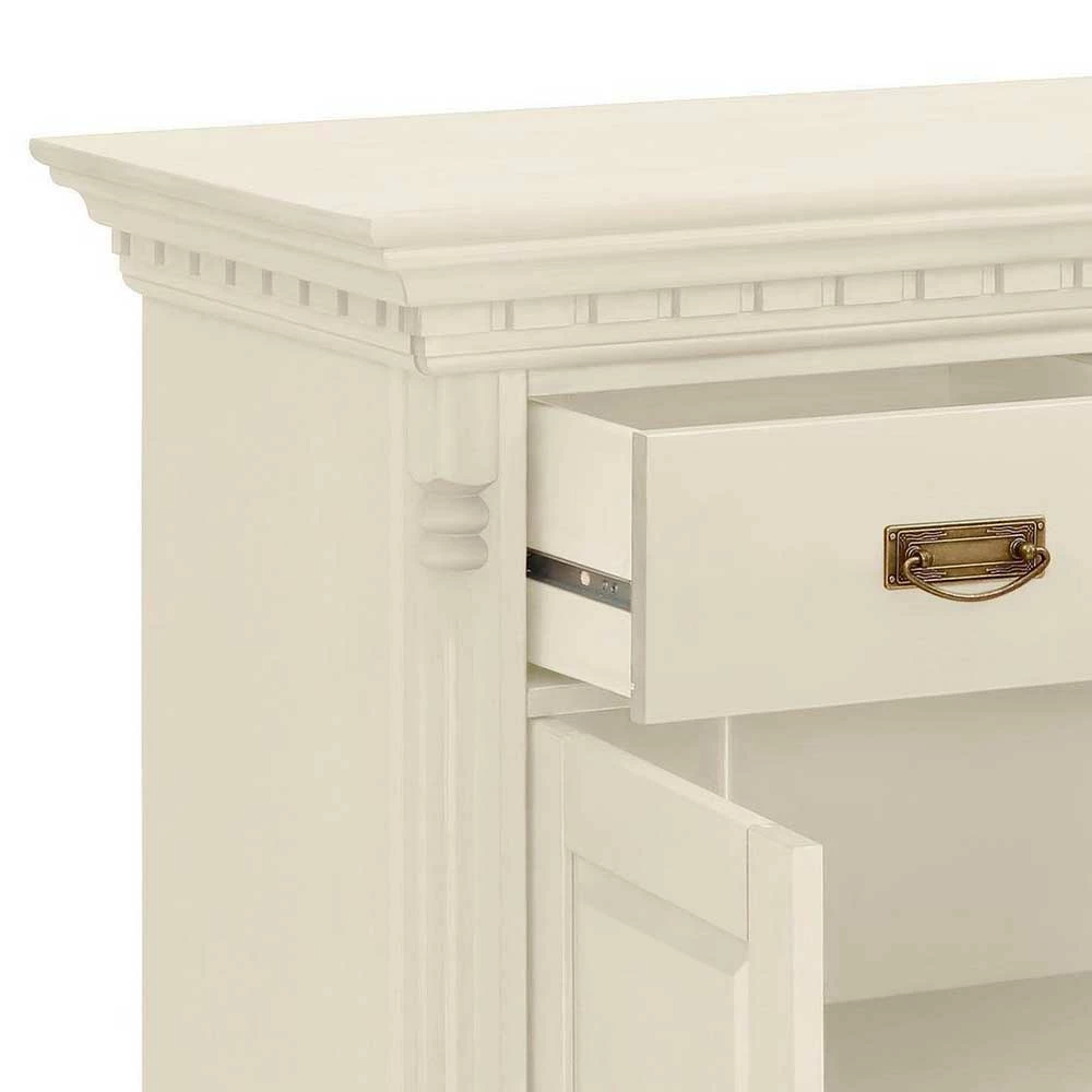 Holzkommode in Cremefarben gewachst - Rospus Holzkommode In Cremefarben Gewachst - Rospus -Landuva Shop holzkommode in cremefarben gewachst im landhaus stil rospus 04