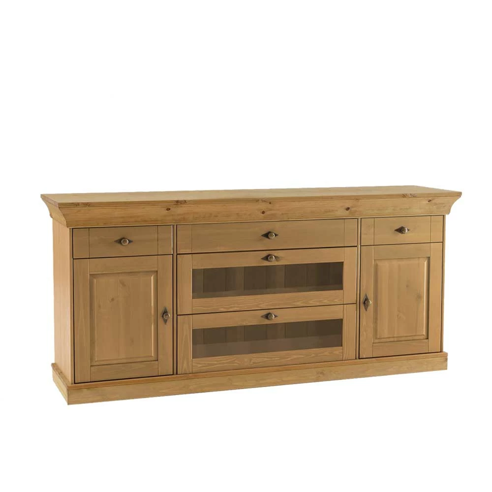 Kiefer Sideboard Piatra im Landhausstil Kiefer Sideboard Piatra Im Landhausstil -Landuva Shop kiefer sideboard landhausstil glas piatra 01