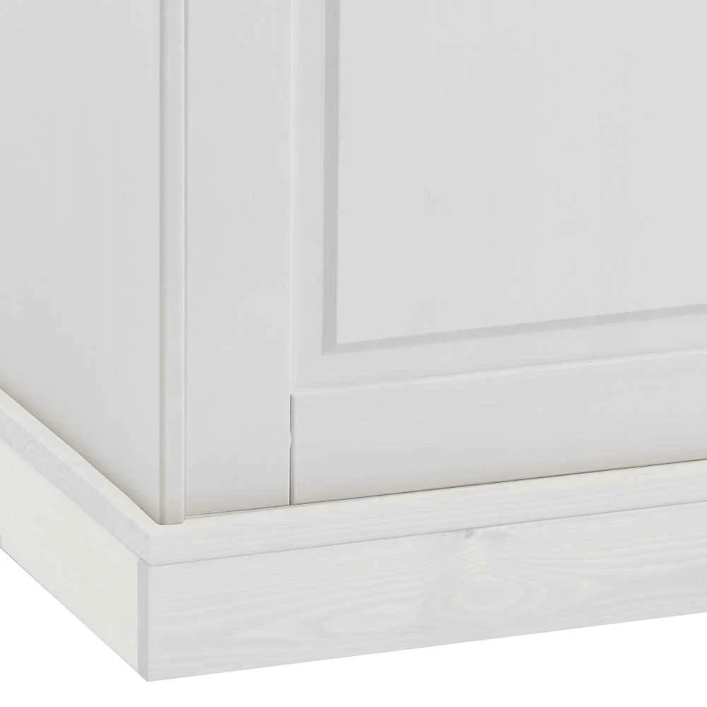 Kiefer Sideboard Satumare in Weiß Kiefer Sideboard Satumare In Weiß -Landuva Shop kiefer sideboard weiss landhausstil satumare 03