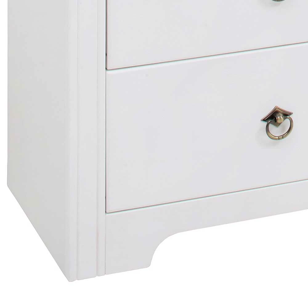 Kiefernholz Kommode in Weiß lackiert - Velriva I Kiefernholz Kommode In Weiß Lackiert - Velriva I -Landuva Shop kiefernholz kommode in weiss lackiert mit 152 cm breite velriva i 02