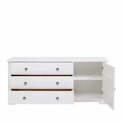 Kiefernholz Kommode In Weiß Lackiert - Velriva I 5 Kiefernholz Kommode In Weiß Lackiert - Velriva I -Landuva Shop kiefernholz kommode in weiss lackiert mit 152 cm breite velriva i 03