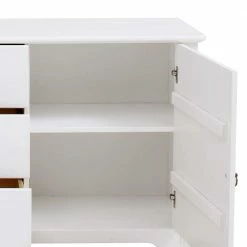 Kiefernholz Kommode In Weiß Lackiert - Velriva I 7 Kiefernholz Kommode In Weiß Lackiert - Velriva I -Landuva Shop kiefernholz kommode in weiss lackiert mit 152 cm breite velriva i 06