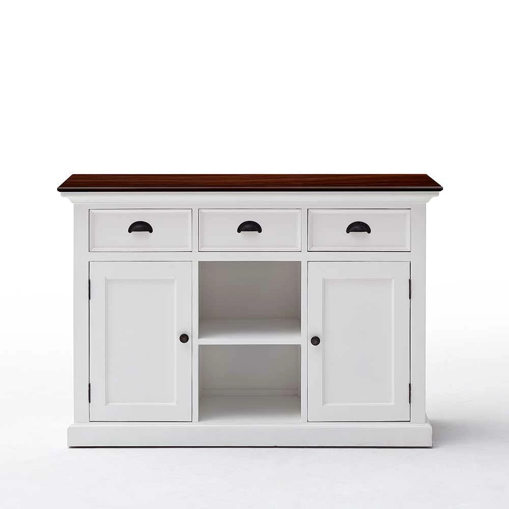 Kleines Buffet im Landhaus Stil Venzeno teilmassiv Kleines Buffet Im Landhaus Stil Venzeno Teilmassiv -Landuva Shop kleines buffet im landhaus stil teilmassiv in weiss braun venzeno 02