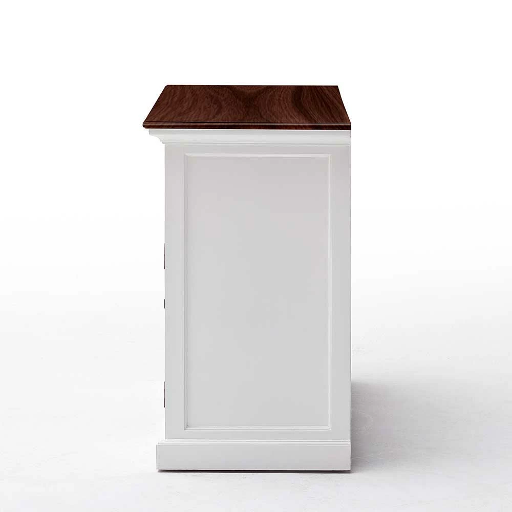 Kleines Buffet im Landhaus Stil Venzeno teilmassiv Kleines Buffet Im Landhaus Stil Venzeno Teilmassiv -Landuva Shop kleines buffet im landhaus stil teilmassiv in weiss braun venzeno 05