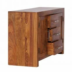 Kleines Sideboard Hoslo Aus Holz Massiv Sheesham 6 Kleines Sideboard Hoslo Aus Holz Massiv Sheesham -Landuva Shop kleines sideboard holz massiv sheesham 118x40cm hoslo 04