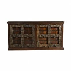 Kolonialstil Sideboard Solapura In Dunkelbraun Antik -Landuva Shop kolonialstil sideboard dunkelbraun antik 180 cm solapura 02