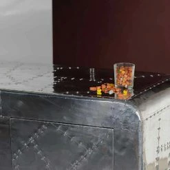 Kommode Pilot In Alufarben -Landuva Shop kommode alufarben schubladen pilot 02