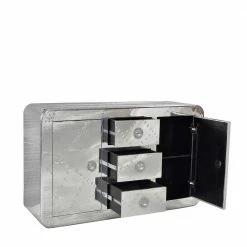 Kommode Pilot In Alufarben -Landuva Shop kommode alufarben schubladen pilot 03