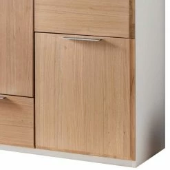 Kommode In Asteiche Bianco & Weiß - Rodicco -Landuva Shop kommode in asteiche bianco weiss mit drei schubladen tueren rodicco 02