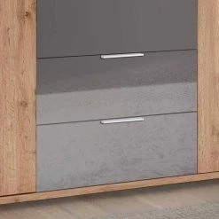 Kommode In Grau & Wildeiche Dekor - Grades 5 Kommode In Grau & Wildeiche Dekor - Grades -Landuva Shop kommode in grau wildeiche dekor 2 tuerig 4 schubladen grades 03