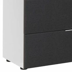 Kommode Mit Glasbeschichtung In Anthrazit - Eloreen -Landuva Shop kommode mit glasbeschichtung in anthrazit korpus in weiss eloreen 03