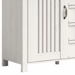 Landhaus Kombi-Kommode In Weiß - Malvissa -Landuva Shop landhaus kombi kommode in weiss und eiche 117x86x41 malvissa 04