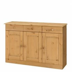 Landhaus Kommode Aus Kiefer Massivholz Gebeizt - Acristodat