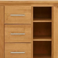 Landhaus Sideboard Aus Kiefer Gebeizt Geölt - Karima -Landuva Shop landhaus sideboard aus kiefer gebeizt geoelt 2 tuerig 3 schubladen 3 faecher karima 05