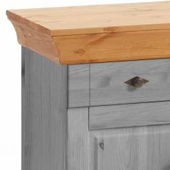 Landhaus Sideboard Cempino In Grau -Landuva Shop landhaus sideboard grau kiefer teilmassiv cempino 05