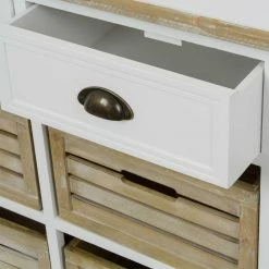 Landhaus Sideboard Calavon Mit Körben -Landuva Shop landhaus sideboard koerben weiss calavon 04